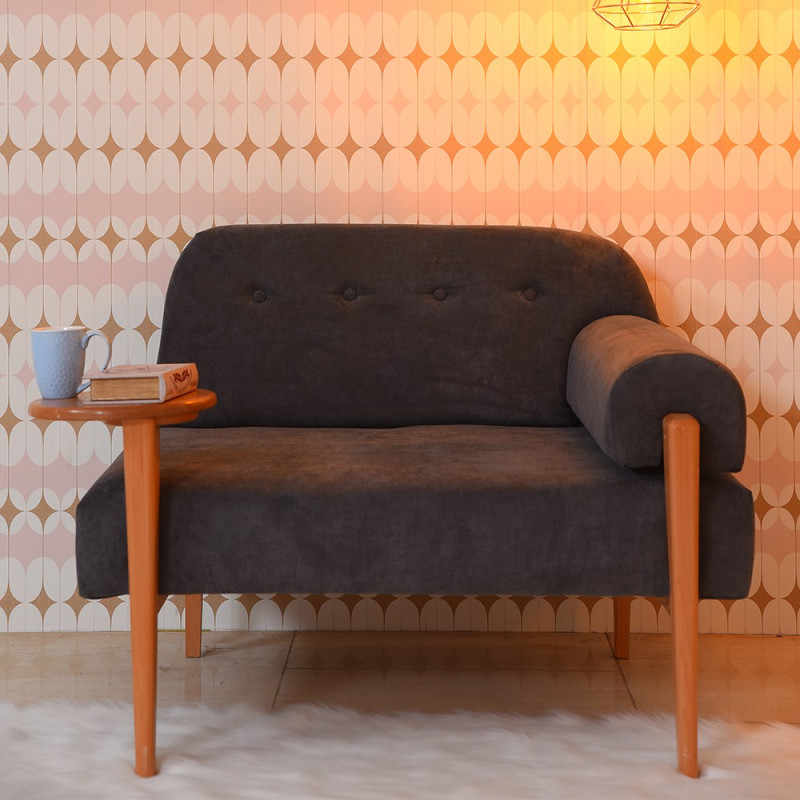 Fauteuil avec Tablette YVAINE
