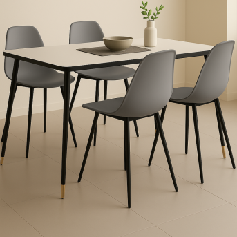 Pack Table TOSCANA + 4 chaises MSW