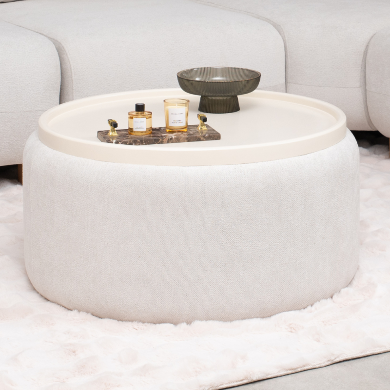 Table basse pouf Nola Table basse pouf Nola
