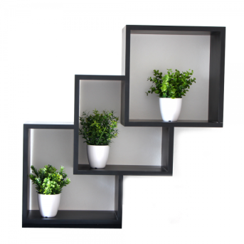 Ensemble de 3 niches Superposées